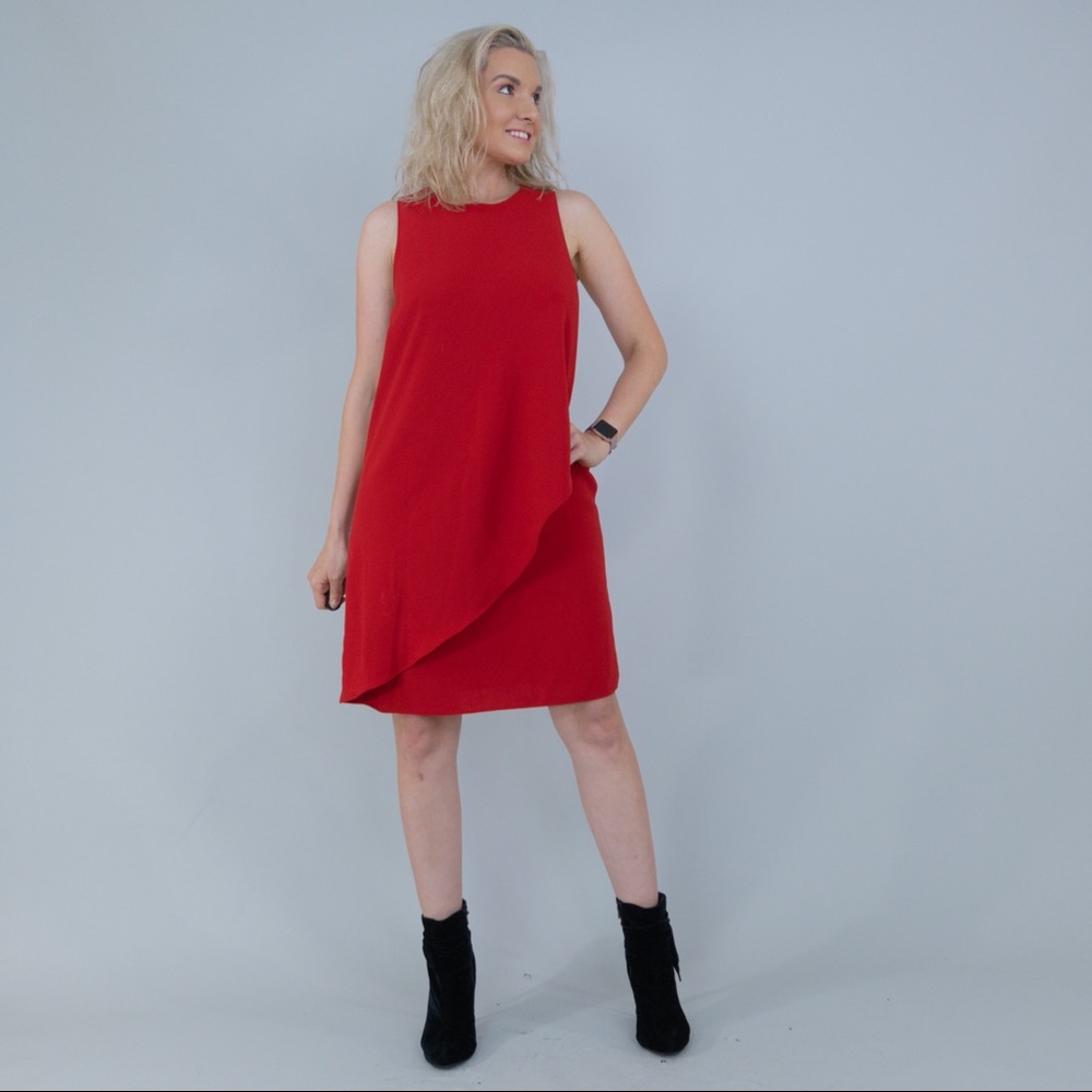 Ralph Lauren Red Dress - Picture 4 of 16